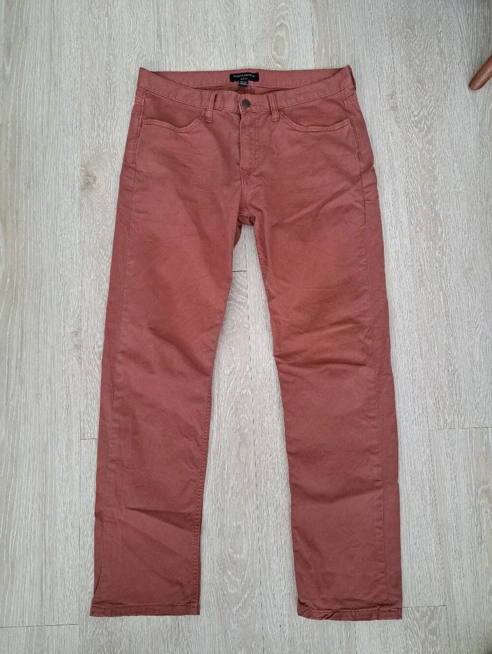 Banana Republic Men's Rust Terracotta Slim Fit Pants Sz 31x30